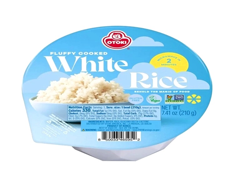 Riso bianco precotto - Otoki 210g.